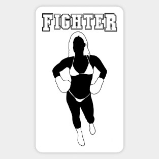 Fighter (Girl - Boxing) Magnet